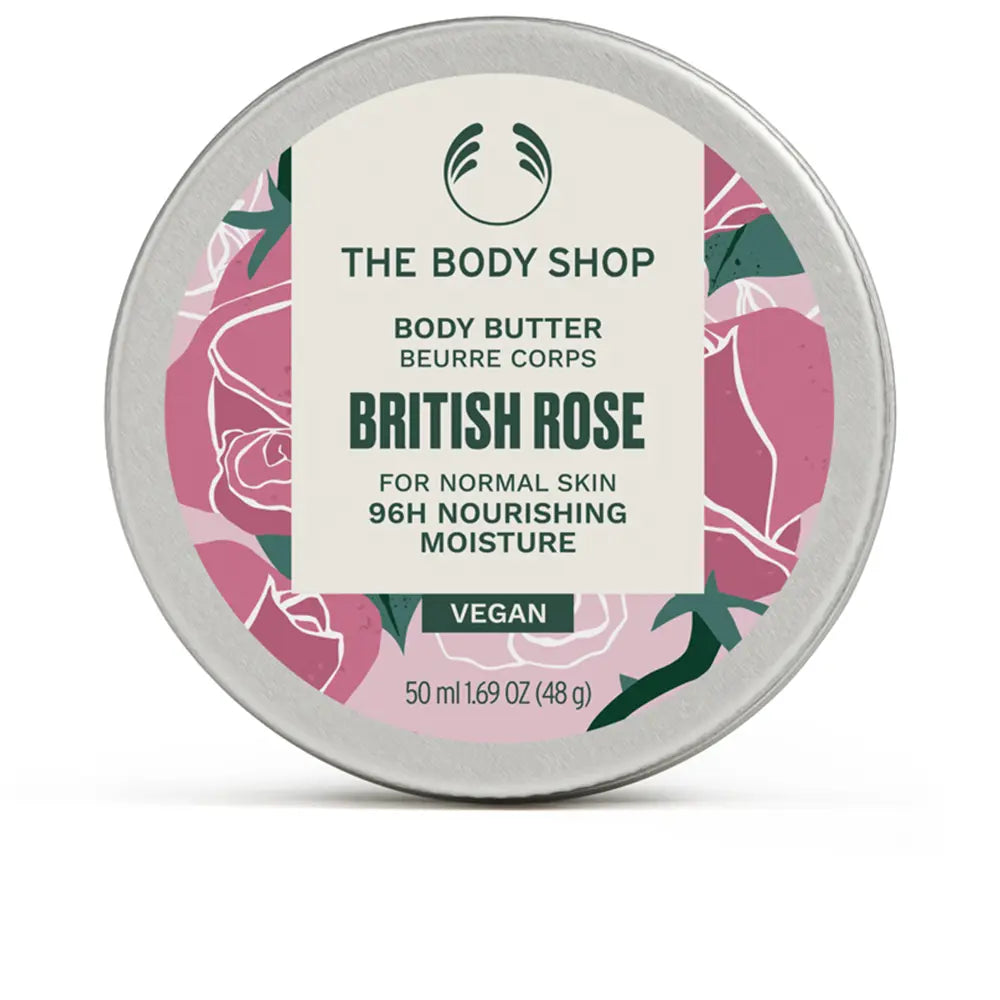 THE BODY SHOP-Manteiga corporal BRITISH ROSE 50 ml-DrShampoo - Perfumaria e Cosmética