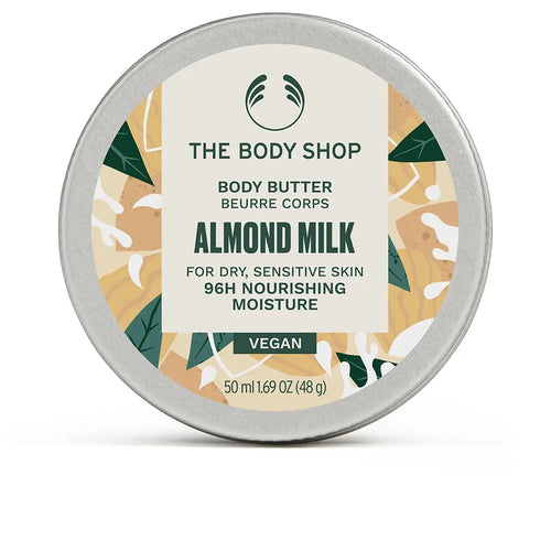 THE BODY SHOP-Manteiga corporal LEITE DE AMÊNDOA 50 ml-DrShampoo - Perfumaria e Cosmética