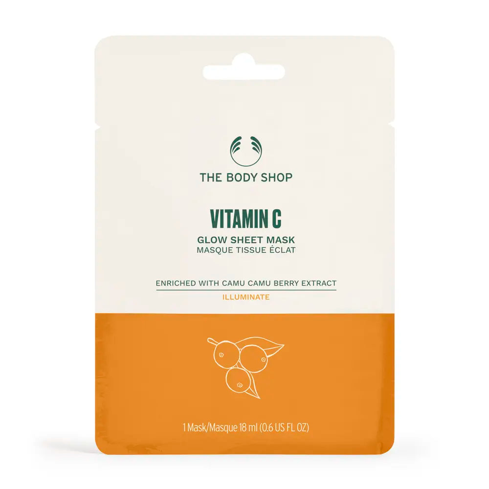 THE BODY SHOP-Máscara de folha luminosa VITAMINA C 18 ml-DrShampoo - Perfumaria e Cosmética