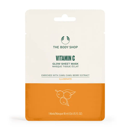 THE BODY SHOP-Máscara de folha luminosa VITAMINA C 18 ml-DrShampoo - Perfumaria e Cosmética
