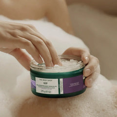 THE BODY SHOP-Óleo esfoliante para o corpo SLEEP lavanda vetiver 275 gr.-DrShampoo - Perfumaria e Cosmética