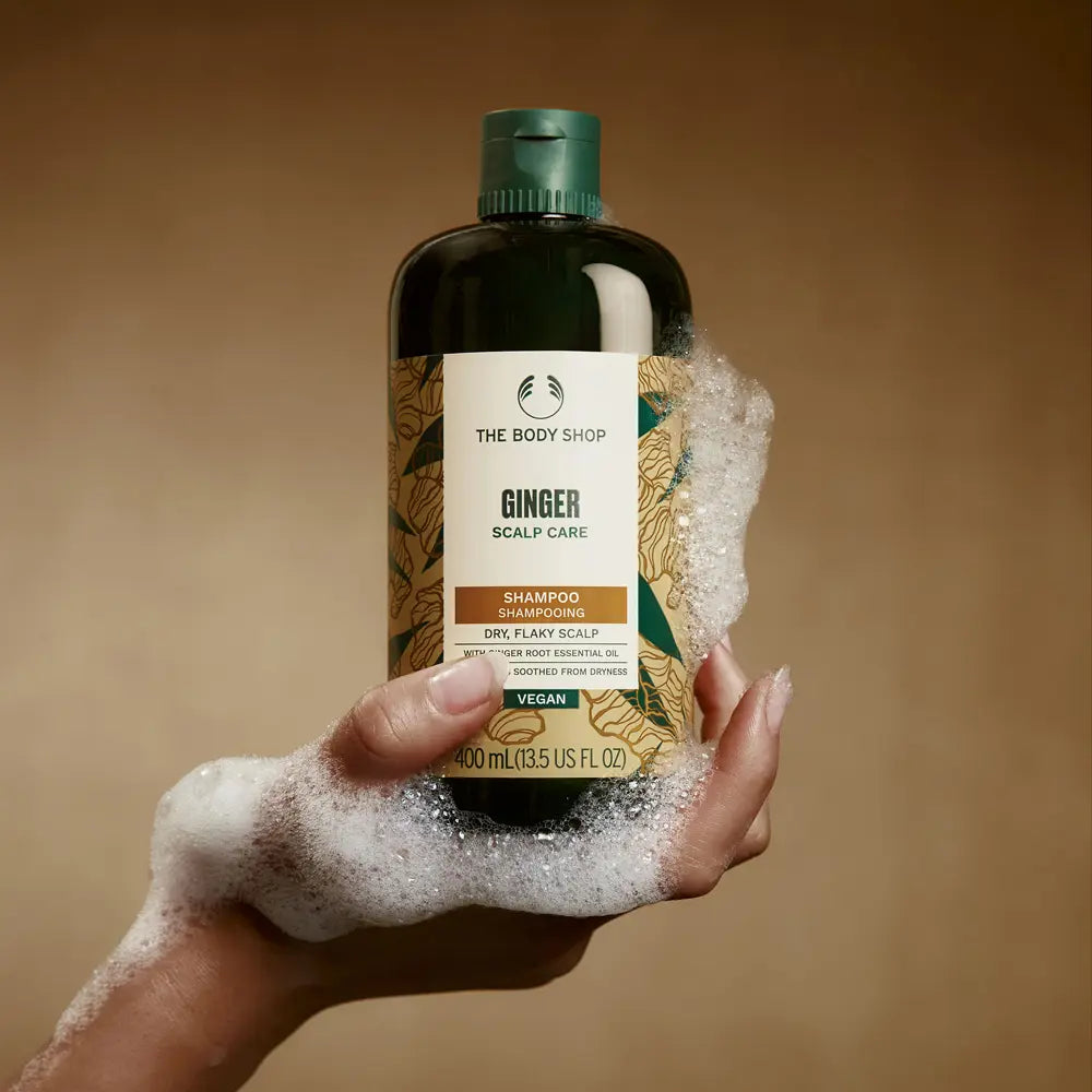 THE BODY SHOP-SHAMPOO GINGER 400 ml-DrShampoo - Perfumaria e Cosmética