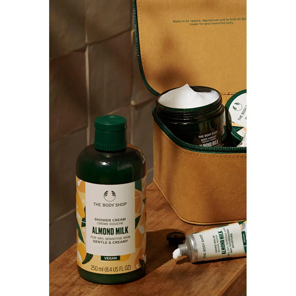 THE BODY SHOP-creme de banho de LEITE DE AMÊNDOA 250 ml-DrShampoo - Perfumaria e Cosmética