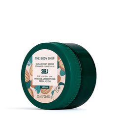 THE BODY SHOP-esfoliante corporal de açúcar SHEA 50 ml-DrShampoo - Perfumaria e Cosmética