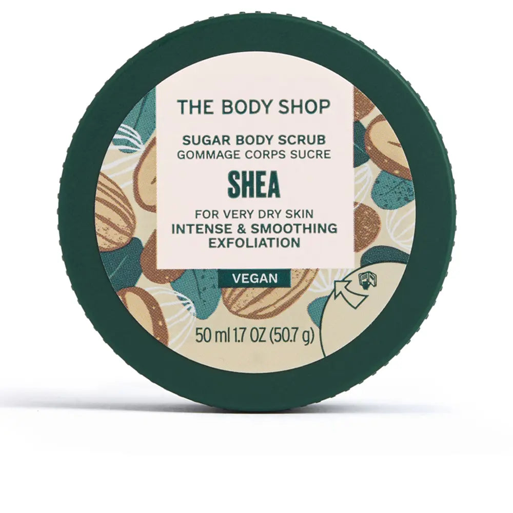 THE BODY SHOP-esfoliante corporal de açúcar SHEA 50 ml-DrShampoo - Perfumaria e Cosmética