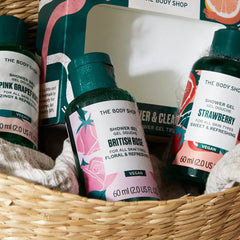 THE BODY SHOP-gel de banho BRITISH ROSE 60 ml-DrShampoo - Perfumaria e Cosmética