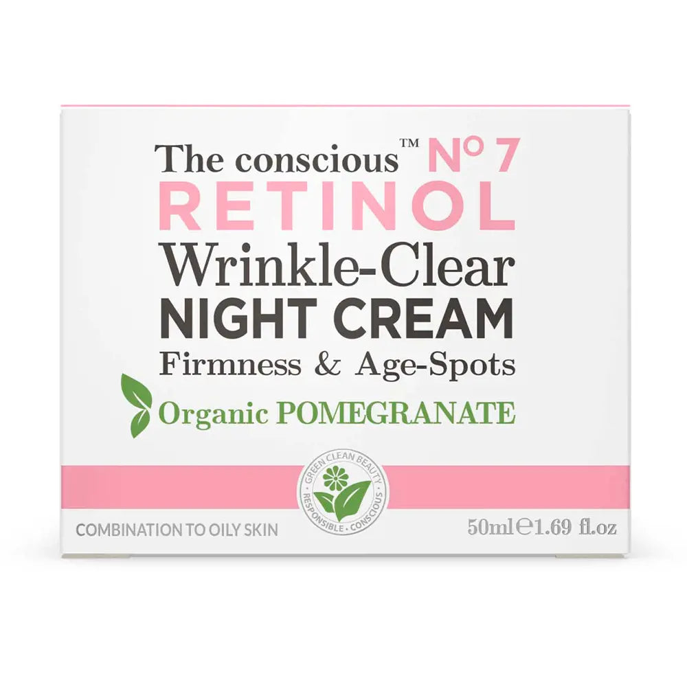 THE CONSCIOUS™-RETINOL creme de noite antirrugas orgânico romã 50 ml-DrShampoo - Perfumaria e Cosmética