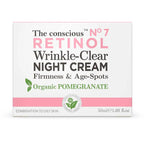THE CONSCIOUS™-RETINOL creme de noite antirrugas orgânico romã 50 ml-DrShampoo - Perfumaria e Cosmética