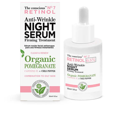 THE CONSCIOUS™-RETINOL soro de noite antirrugas orgânico 30 ml-DrShampoo - Perfumaria e Cosmética