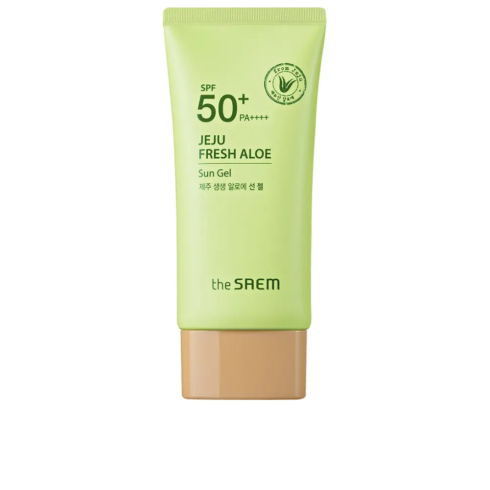 THE SAEM-JEJU FRESH ALOE gel solar SPF50+ 50 gr-DrShampoo - Perfumaria e Cosmética