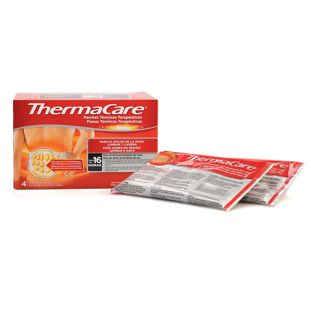 THERMACARE-Patches térmicos lombares THERMACARE 4 u.-DrShampoo - Perfumaria e Cosmética