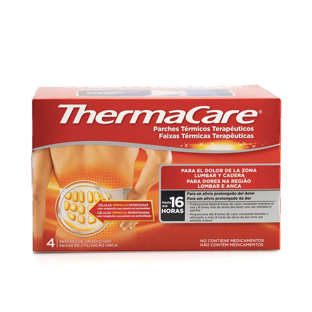 THERMACARE-Patches térmicos lombares THERMACARE 4 u.-DrShampoo - Perfumaria e Cosmética