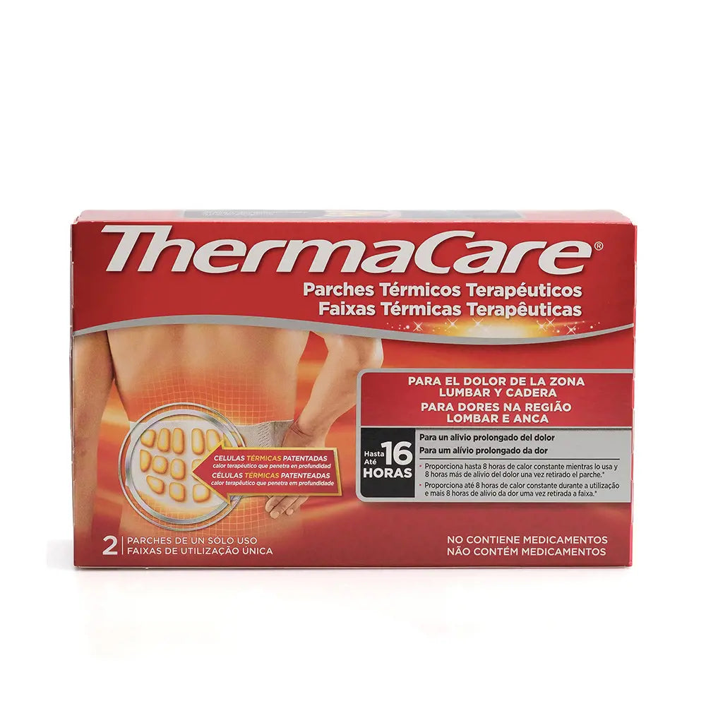 THERMACARE-Patches térmicos para a região lombar THERMACARE 2 u.-DrShampoo - Perfumaria e Cosmética