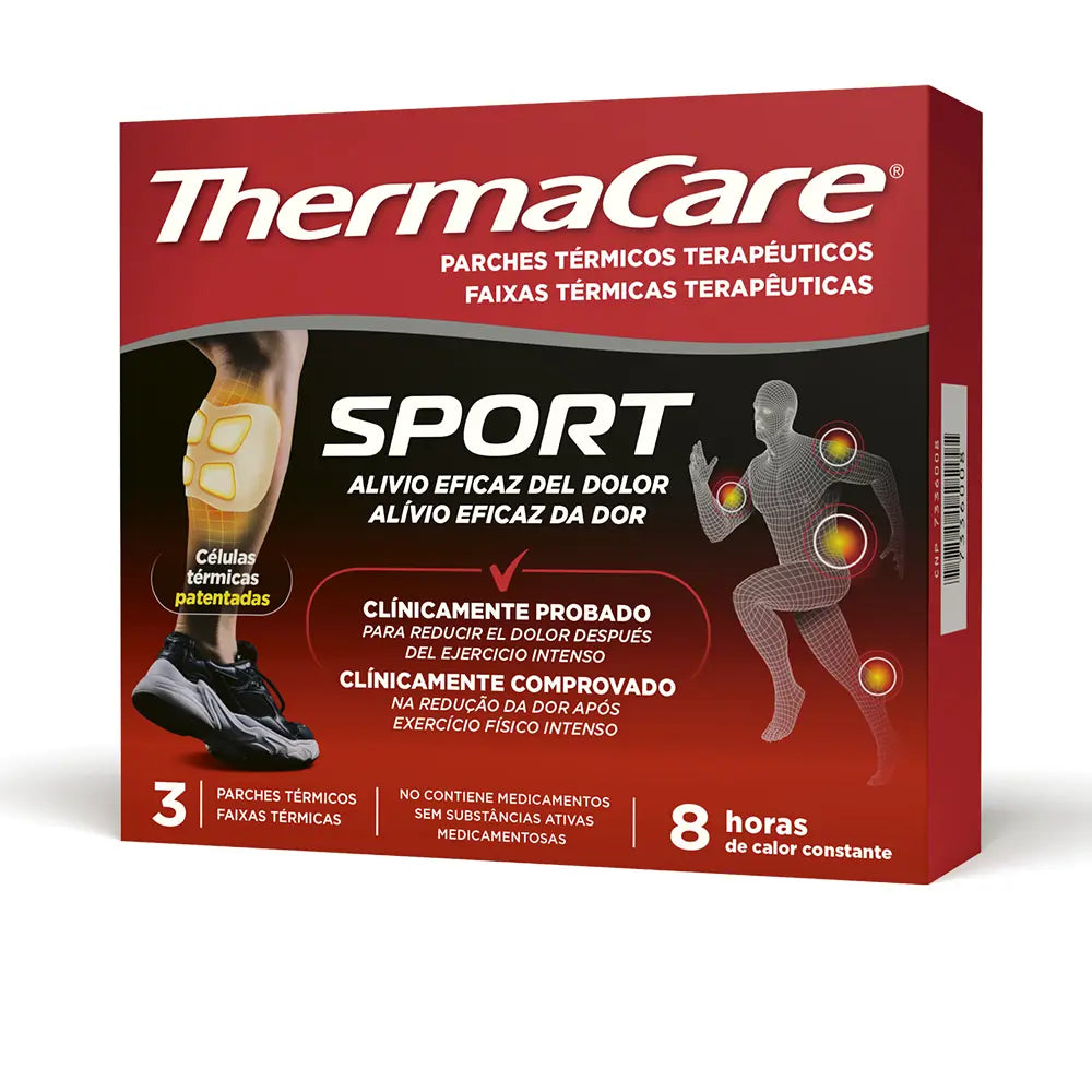 THERMACARE-THERMACARE SPORT adesivos térmicos 3 un.-DrShampoo - Perfumaria e Cosmética