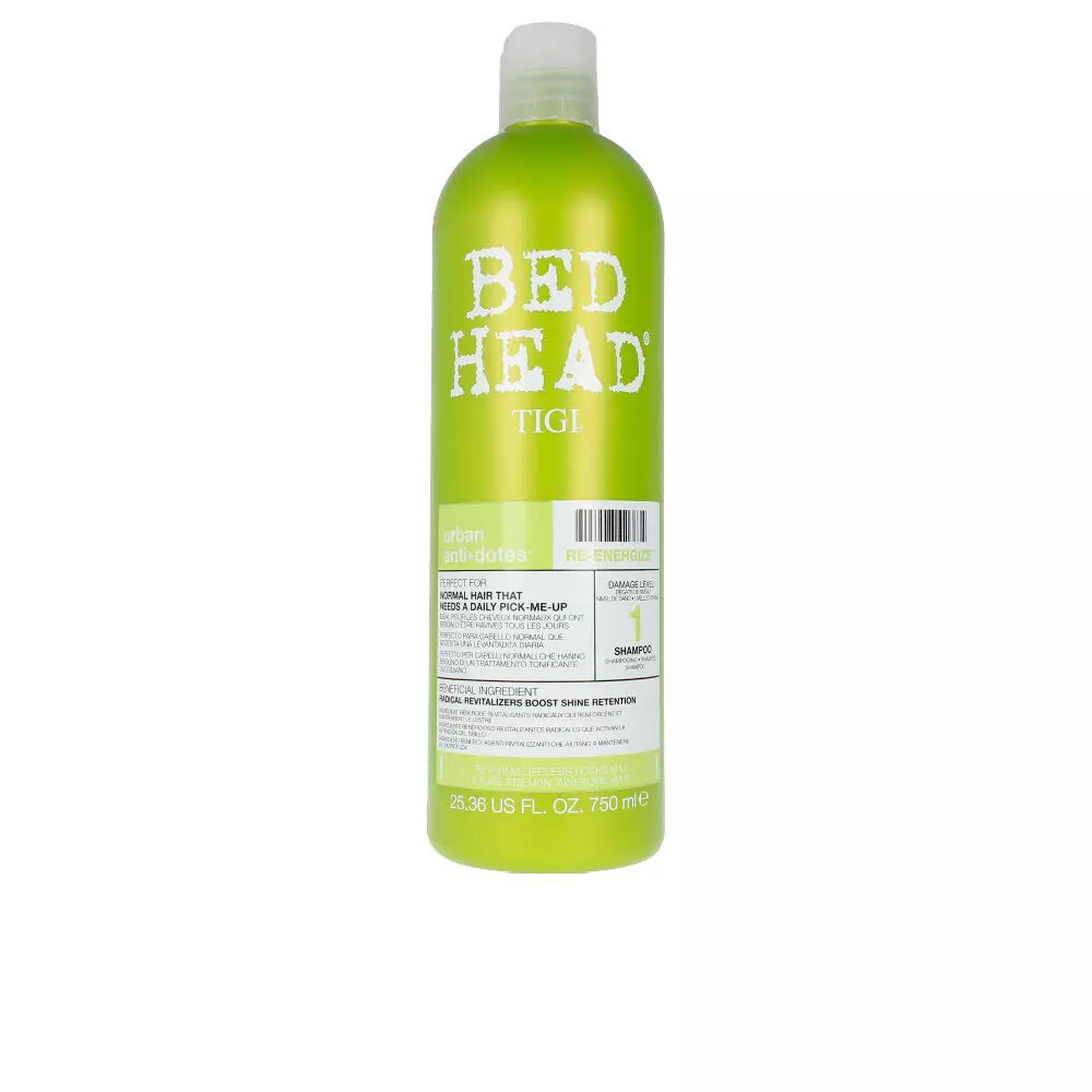 TIGI-BED HEAD urban anti-dotes Shampoo re-energize 750 ml-DrShampoo - Perfumaria e Cosmética