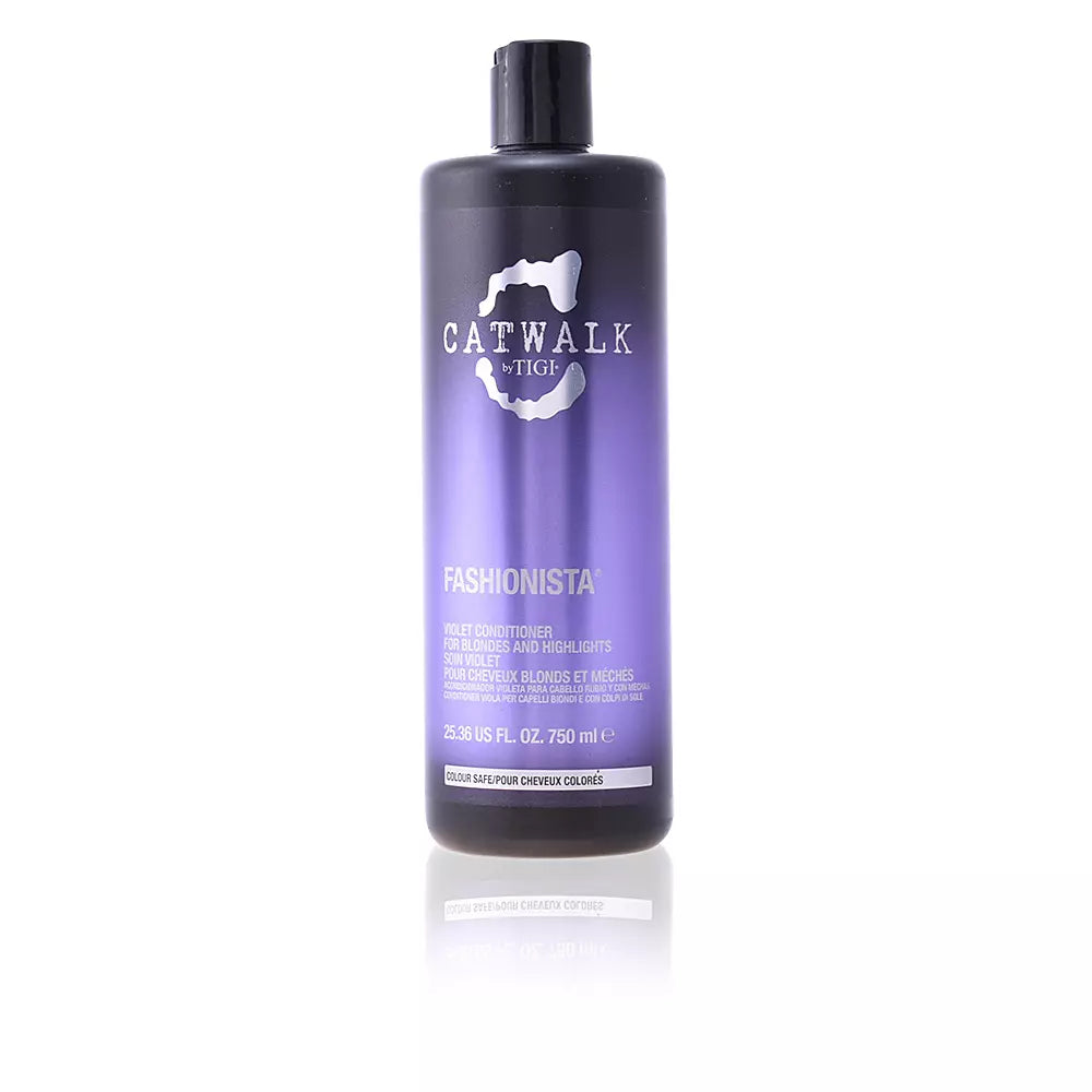 TIGI-Condicionador violeta fashionista CATWALK 750 ml-DrShampoo - Perfumaria e Cosmética