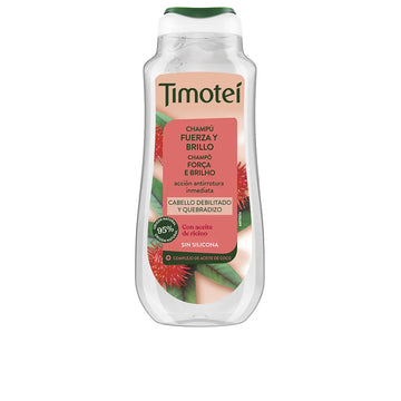 TIMOTEI-Shampoo Força e Brilho TIMOTEI com Óleo de Rícino e Coco para Cabelos Fracos e Quebradiços 300 ml-DrShampoo - Perfumaria e Cosmética Imagen principal del producto