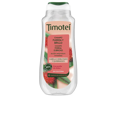 TIMOTEI-Shampoo Força e Brilho TIMOTEI com Óleo de Rícino e Coco para Cabelos Fracos e Quebradiços 300 ml-DrShampoo - Perfumaria e Cosmética