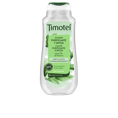 TIMOTEI-Shampoo purificante e desintoxicante TIMOTEI com extrato de chá verde para cabelos oleosos 300 ml-DrShampoo - Perfumaria e Cosmética