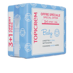TOPICREM-BABY lenços de limpeza à base de água 4 x 60 unidades.-DrShampoo - Perfumaria e Cosmética