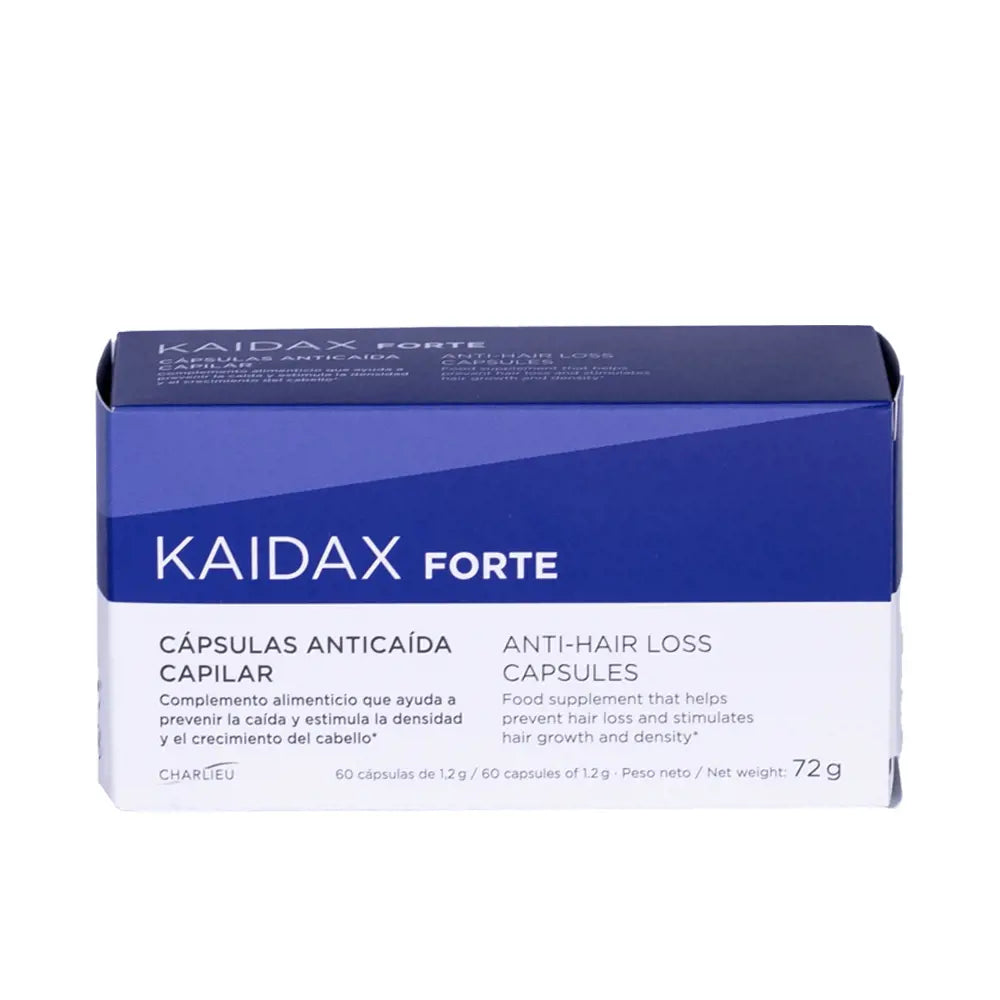 TOPICREM-Cápsulas para queda de cabelo KAIDAX FORTE 60 Caps.-DrShampoo - Perfumaria e Cosmética