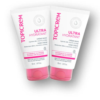 TOPICREM-Creme hidratante para mãos UH Ultra, pacote com 2 unidades de 50ml.-DrShampoo - Perfumaria e Cosmética