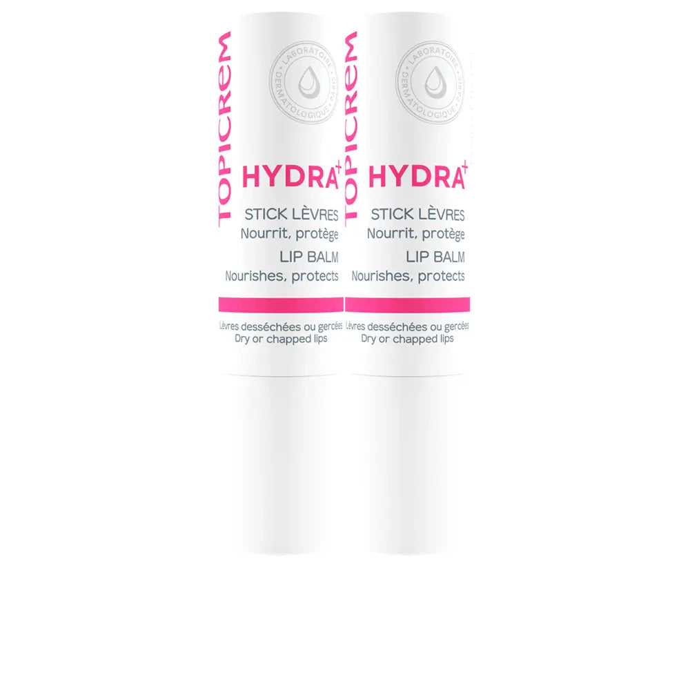TOPICREM-HYDRA+ bálsamo labial ultra-hidratante pacote 2 x 4 g.-DrShampoo - Perfumaria e Cosmética