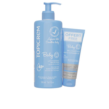 TOPICREM-LEITE HIDRATANTE PARA BEBÊ 500 ML + GEL DE LIMPEZA 500 ML 2 u.-DrShampoo - Perfumaria e Cosmética Main image