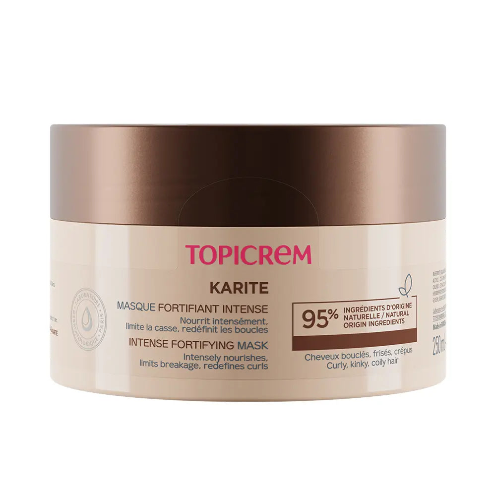 TOPICREM-Máscara Fortalecedora Intensa de Karité 250 ml-DrShampoo - Perfumaria e Cosmética