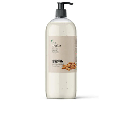 TOT HERBA-Gel de duche nutritivo leite de amêndoa 1000 ml-DrShampoo - Perfumaria e Cosmética