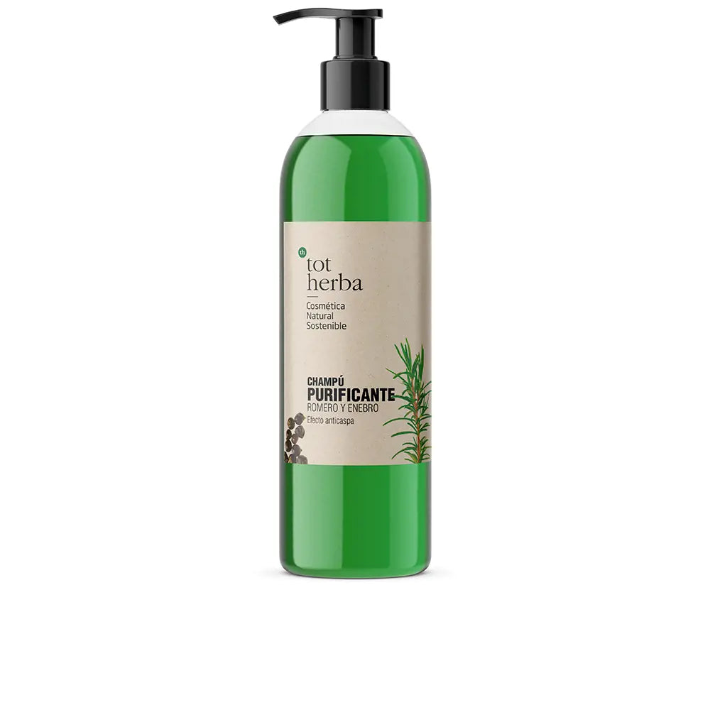 TOT HERBA-SHAMPOO PURIFICANTE alecrim e zimbro 500 ml-DrShampoo - Perfumaria e Cosmética