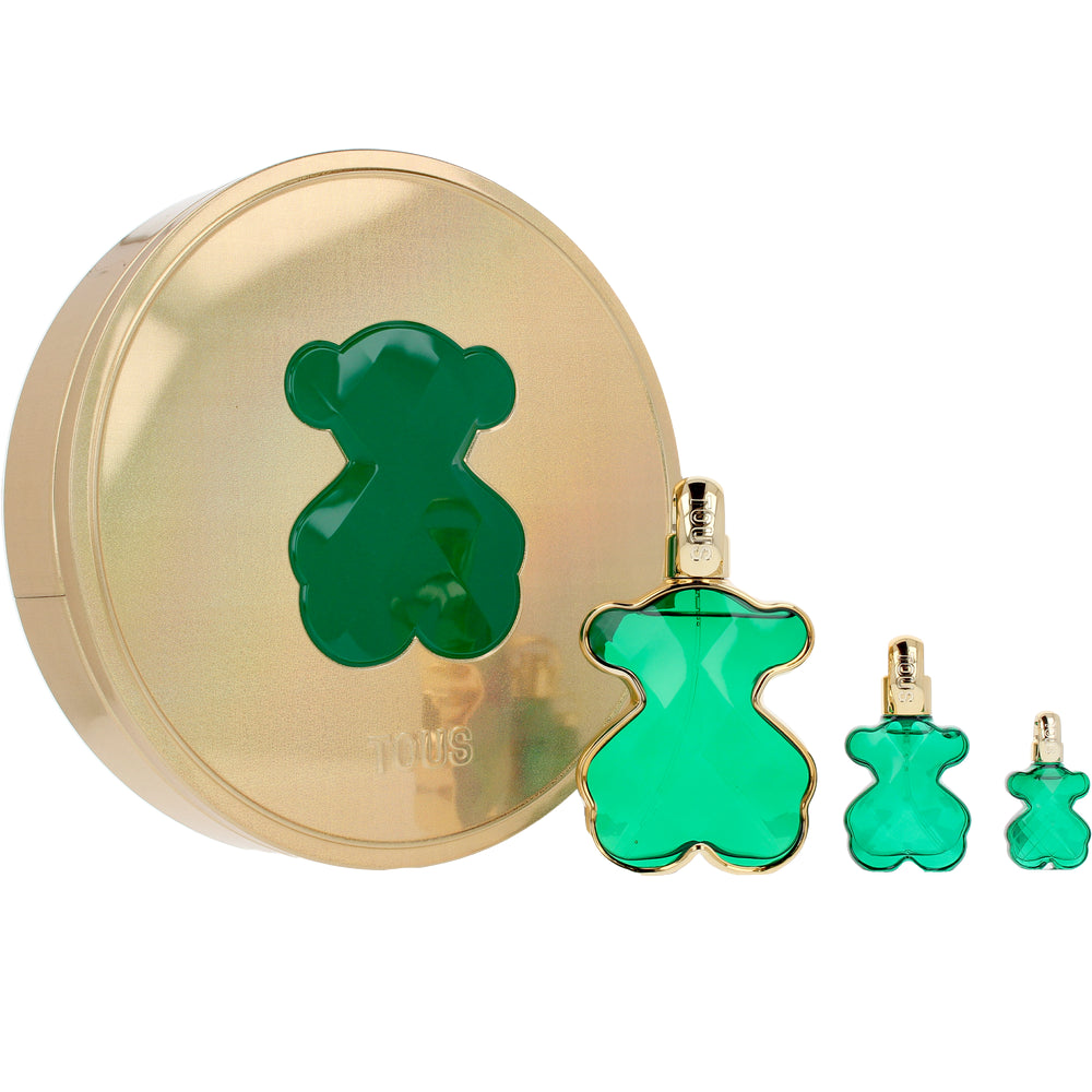 TOUS-LOVEME THE EMERALD ELIXIR PARFUM CONJUNTO 3 peças.-DrShampoo - Perfumaria e Cosmética