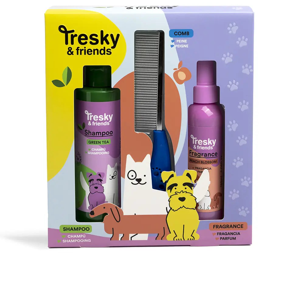 TRESKY & FRIENDS-CAIXA DE LIMPEZA PET 3 pcs.-DrShampoo - Perfumaria e Cosmética