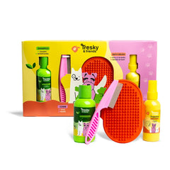 TRESKY & FRIENDS-CASE DE LIMPEZA PARA PET 4 peças.-DrShampoo - Perfumaria e Cosmética