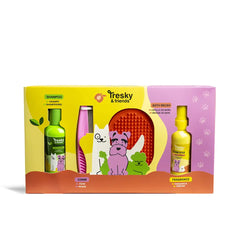 TRESKY & FRIENDS-CASE DE LIMPEZA PARA PET 4 peças.-DrShampoo - Perfumaria e Cosmética