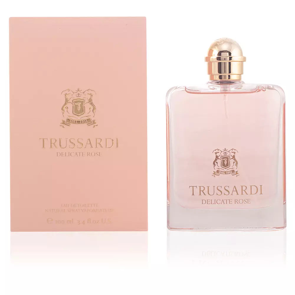 TRUSSARDI-DELICATE ROSE edt spray 100 ml-DrShampoo - Perfumaria e Cosmética