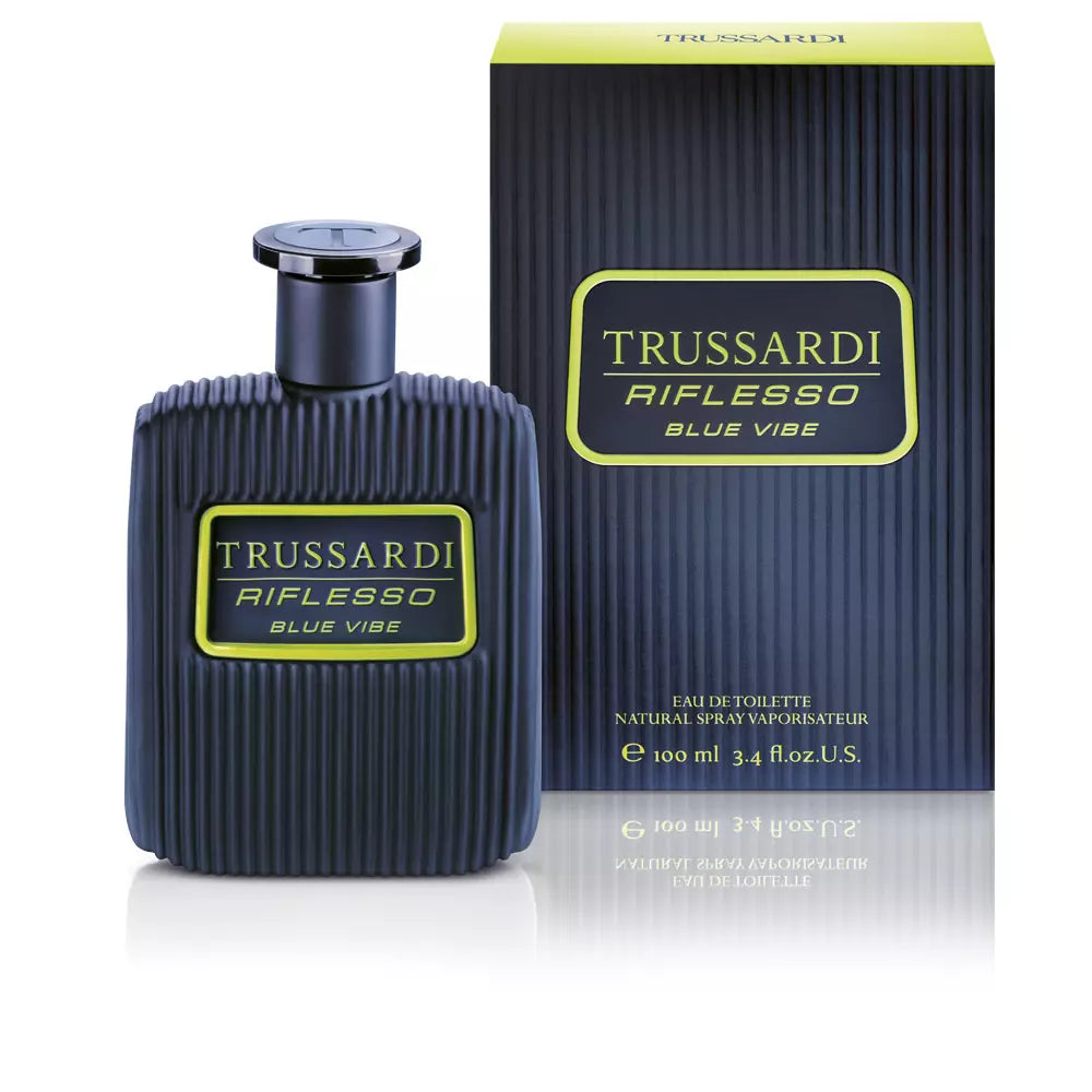 TRUSSARDI-RIFLESSO BLUE VIBE edt spray 100 ml-DrShampoo - Perfumaria e Cosmética
