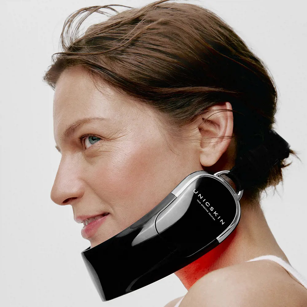 UNICSKIN-Máscara para pescoço e queixo UNICLED 1 pç.-DrShampoo - Perfumaria e Cosmética