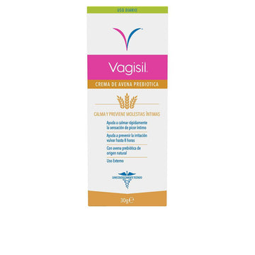 VAGISIL-DAILY CREAM 2 in 1 prebiotic oatmeal 30 gr-DrShampoo - Perfumaria e Cosmética Imagen principal del producto