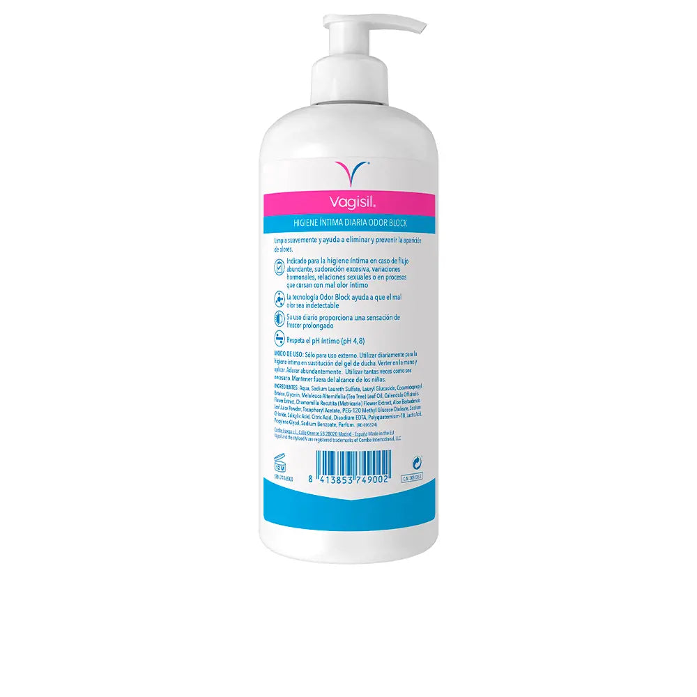 VAGISIL-GEL ÍNTIMO odorblock 500ml-DrShampoo - Perfumaria e Cosmética