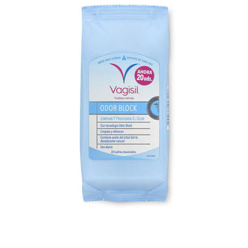 VAGISIL-LENÇOS ÍNTIMOS odorblock 20 u-DrShampoo - Perfumaria e Cosmética Imagen principal del producto