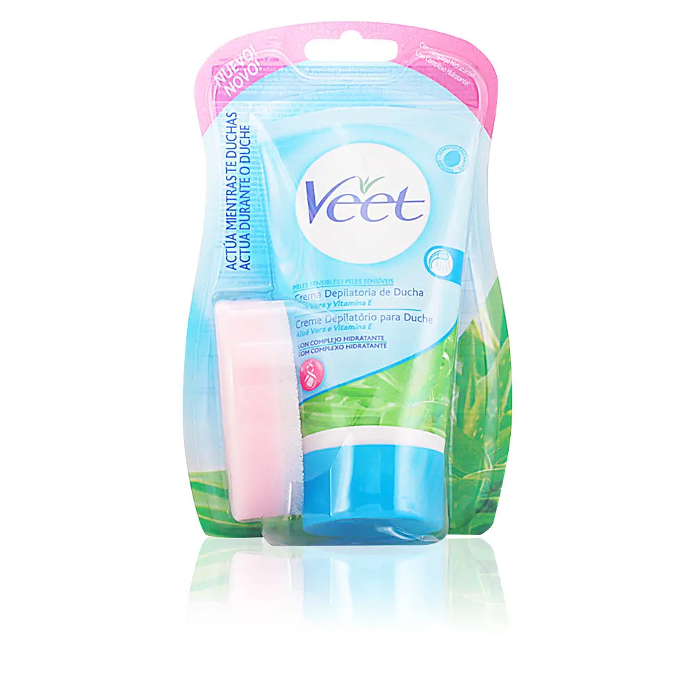 VEET-DEPILAÇÃO CREME cabelo sensível duche 150 ml-DrShampoo - Perfumaria e Cosmética