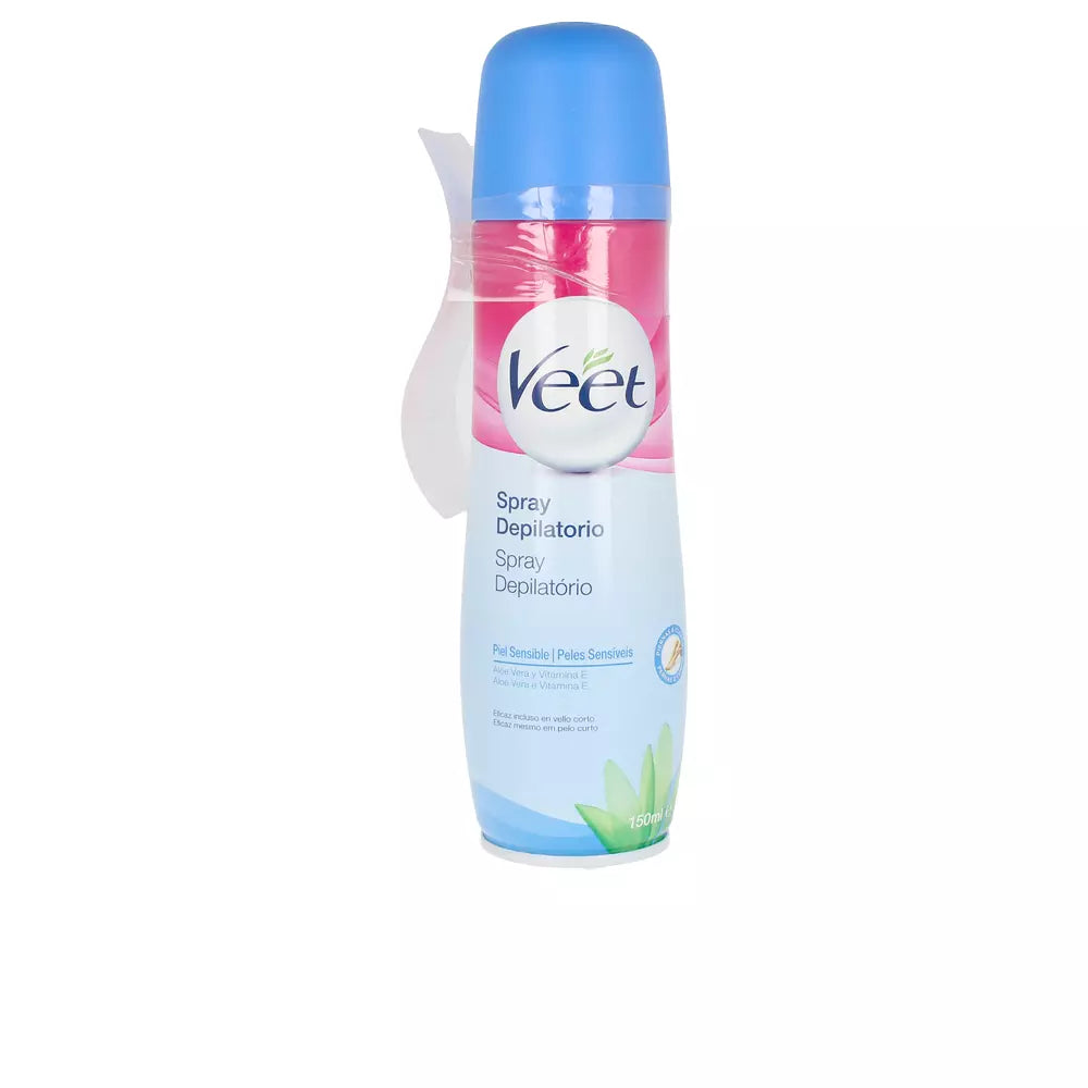 VEET-DEPILATORY SPRAY pele sensível 150 ml-DrShampoo - Perfumaria e Cosmética