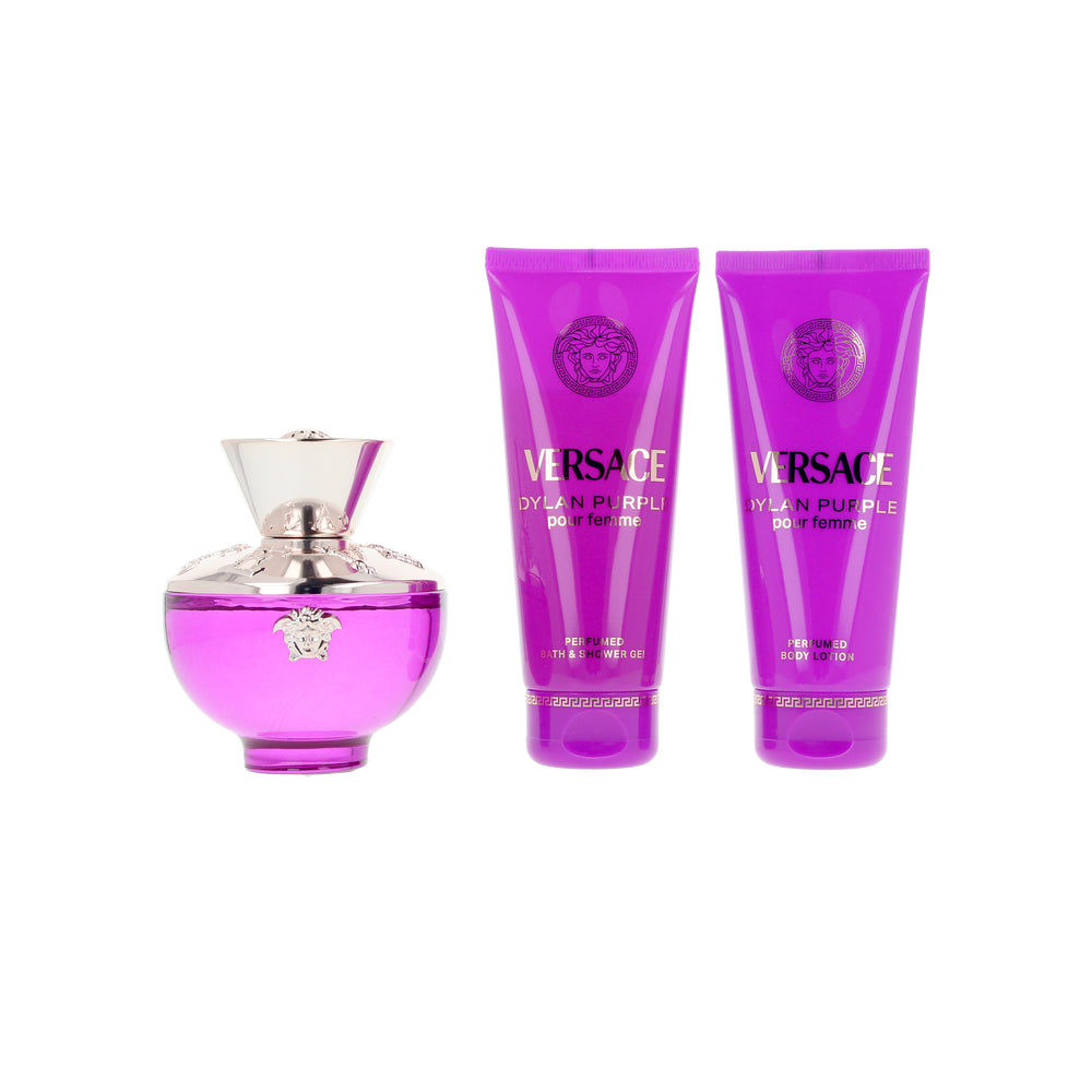 VERSACE-CAIXA DYLAN PURPLE 4 pcs.-DrShampoo - Perfumaria e Cosmética