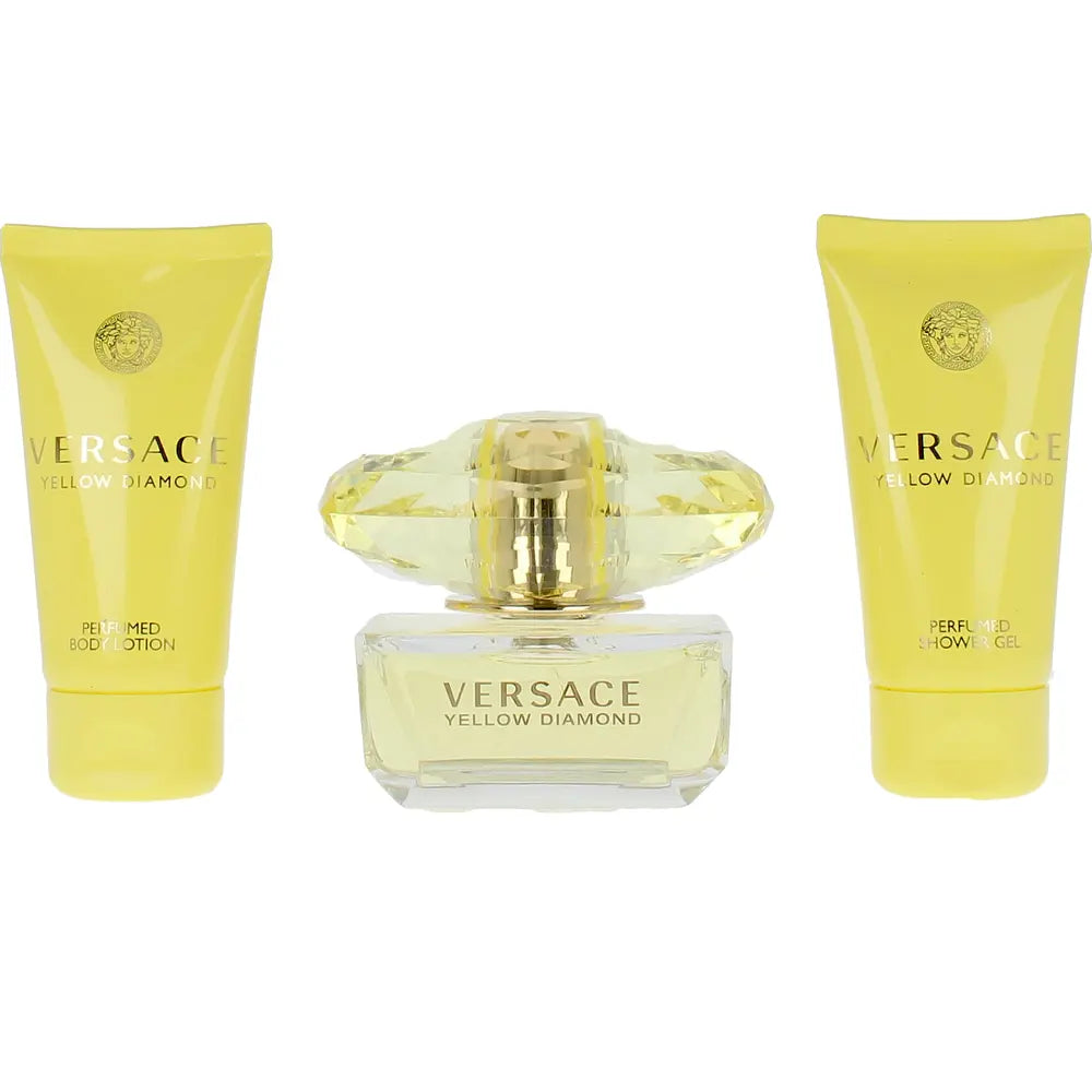 VERSACE-Capa Amarela em 3 peças-DrShampoo - Perfumaria e Cosmética