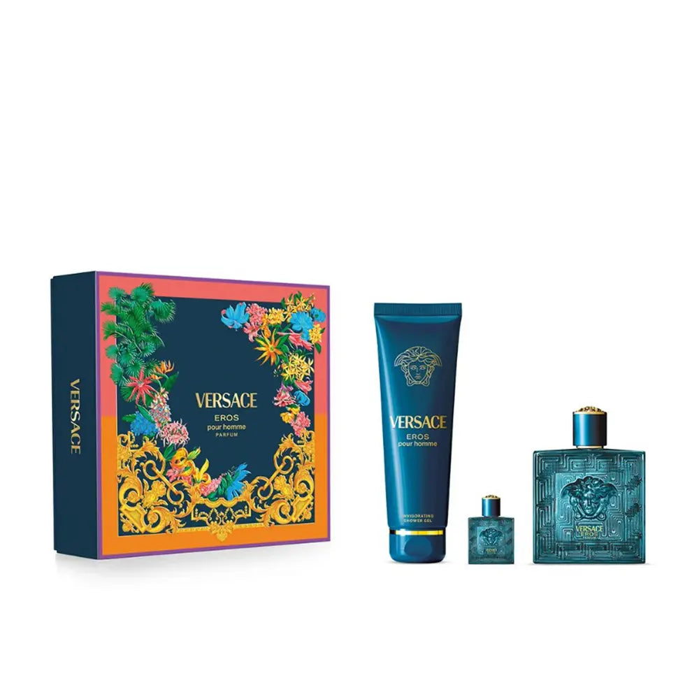 VERSACE-Conjunto de perfumes Eros, 3 peças-DrShampoo - Perfumaria e Cosmética