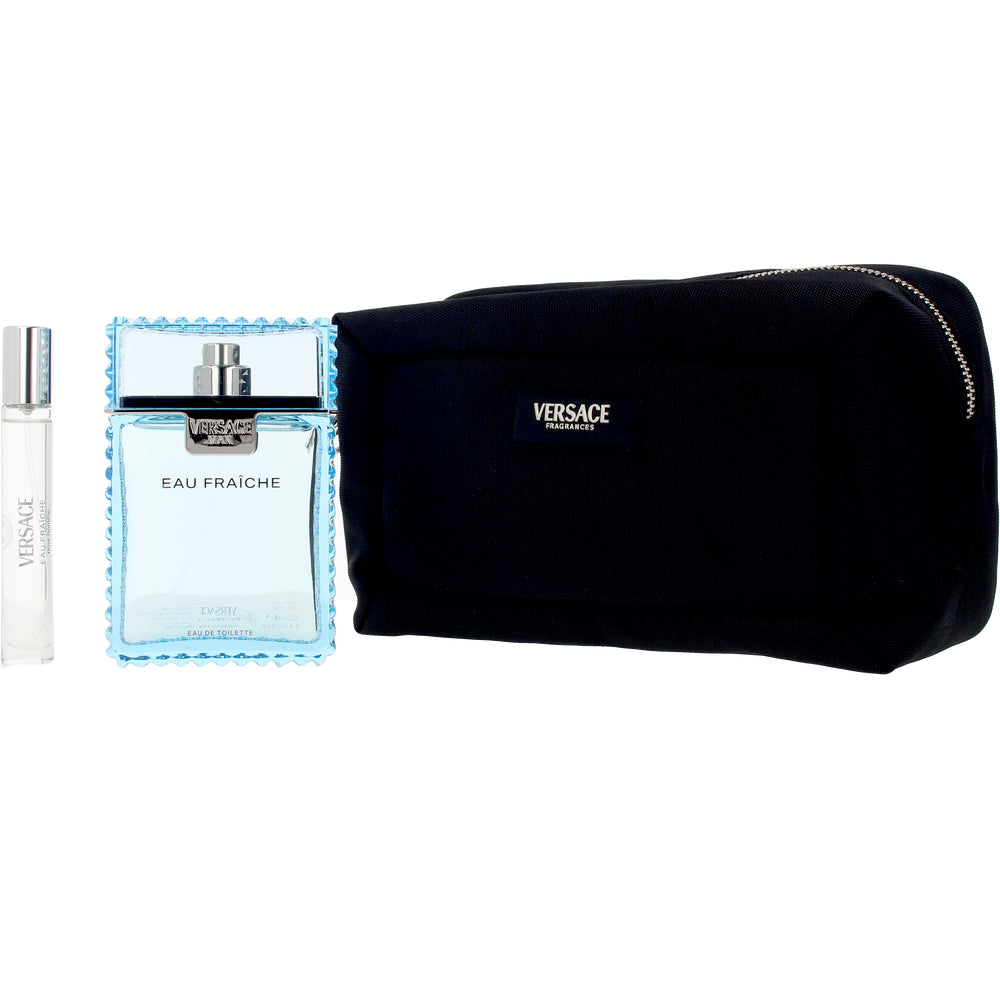VERSACE-EAU FRAICHE MASCULINO CONJUNTO DE 3 PEÇAS.-DrShampoo - Perfumaria e Cosmética