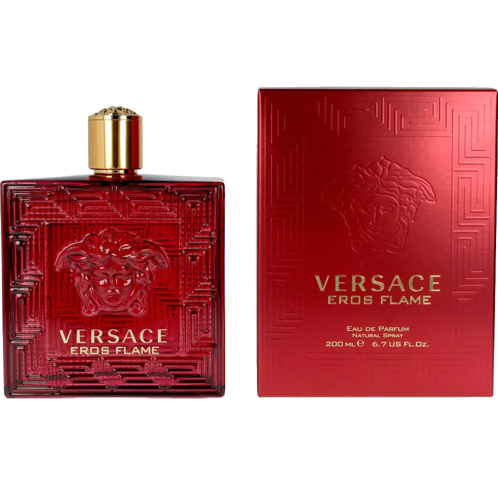 VERSACE-EROS FLAME edp spray 200 ml-DrShampoo - Perfumaria e Cosmética