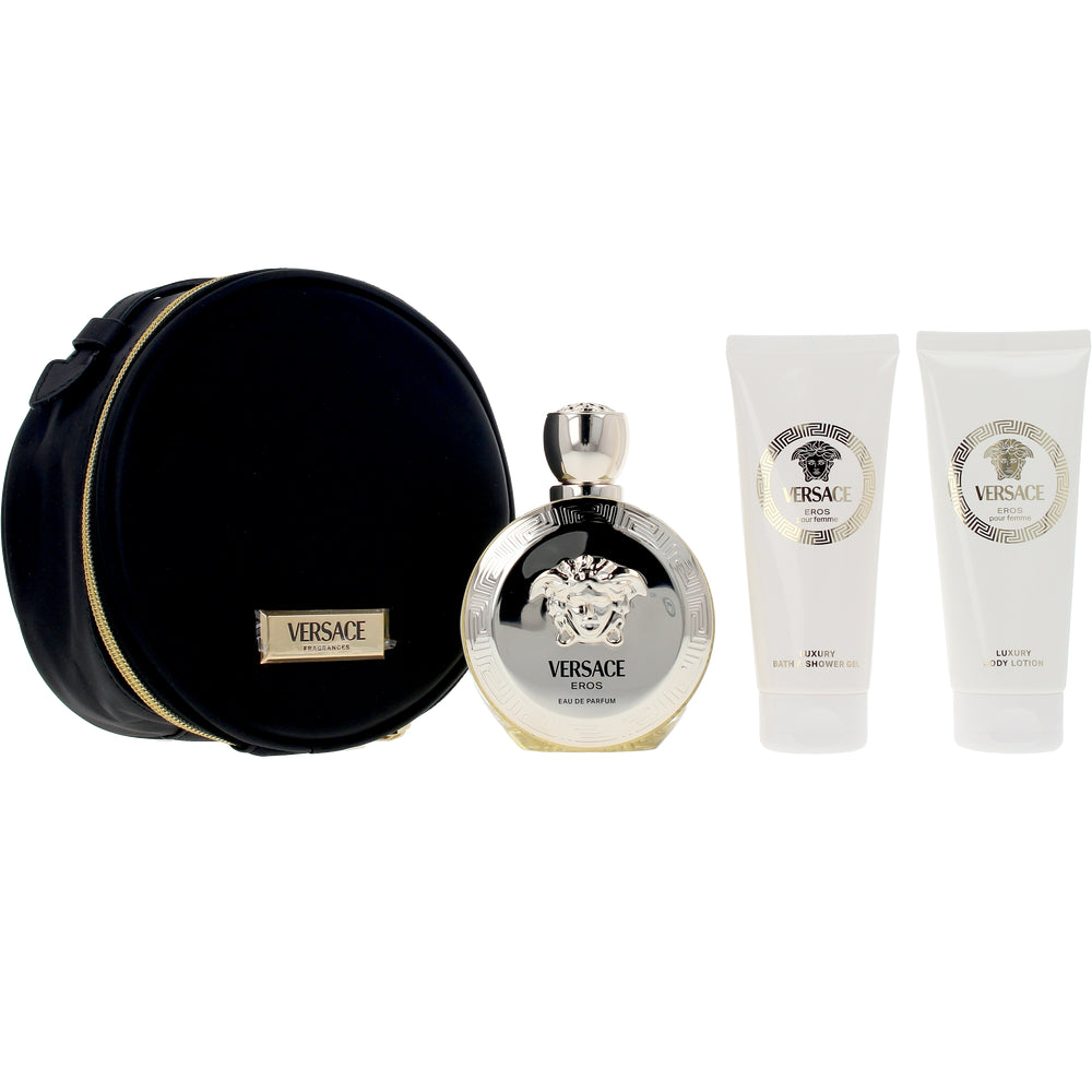 VERSACE-EROS POUR FEMME CONJUNTO DE 4 PEÇAS-DrShampoo - Perfumaria e Cosmética