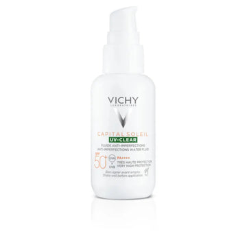 VICHY-CAPITAL SOLEIL FLUIDO ANTI-IMPERFEIÇÕES UV CLEAR FPS 50+ 40 ml-DrShampoo - Perfumaria e Cosmética Imagem principal do produto